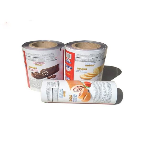 PET/VMPET/PE Plastic Packaging Film Roll Customize Printing Multilayer For Snacks Food