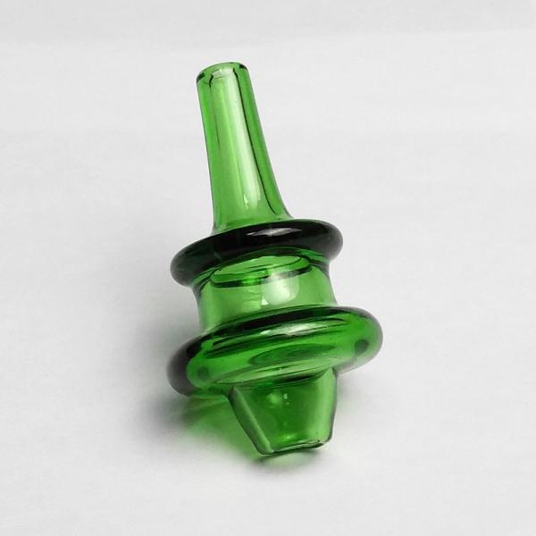 Universal Colored Glass Bongs Accessories Ufo Carb Cap Hat Style Dome