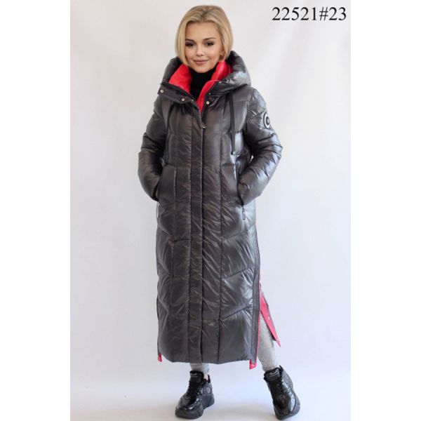 FODARLLOY New thickened high-end fashion hooded warm long-sleeved mid-length cotton-padded coat