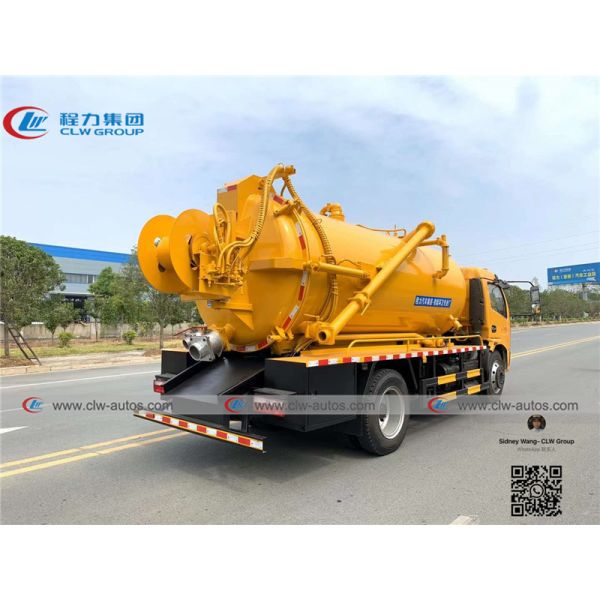 Dongfeng Furuika 4x2 5000 Liters Vacuum Sewer Suction Truck