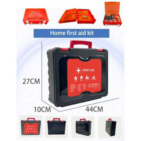 Training Family First Aid Box Antiseptic  Black  Basic First Aid At Home