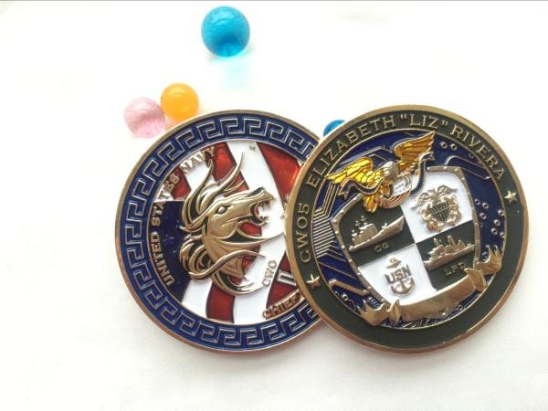 Customized High Quality Antique Metal Souvenir Antique Military Challenge Coins Promotional Merchandise Coin