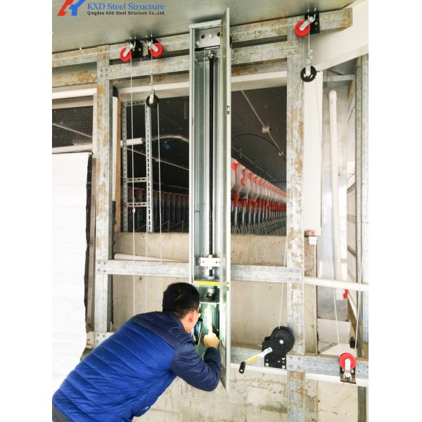 Facilidad de operación Granja de aves de corral Nido de puesta automático PP