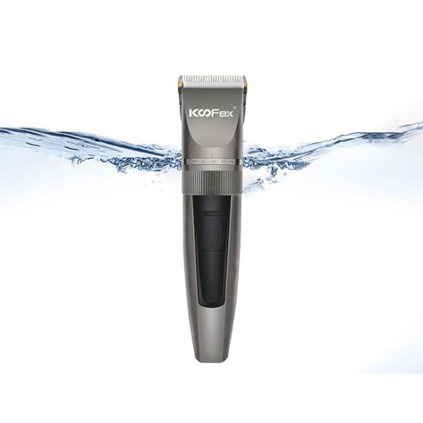 Men Ceramic Blade Electric Hair Clippers USB Rechargeable Shockproof KooFex