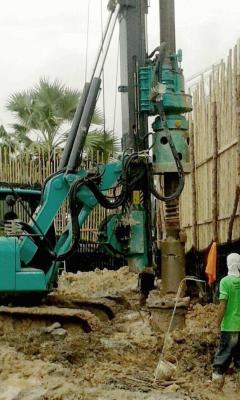 8 - 30 RPM que empilham a construção Máximo Perfuração Diâmetro da fundação da profundidade da perfuração de Rig Machine For 43m 1300 milímetros