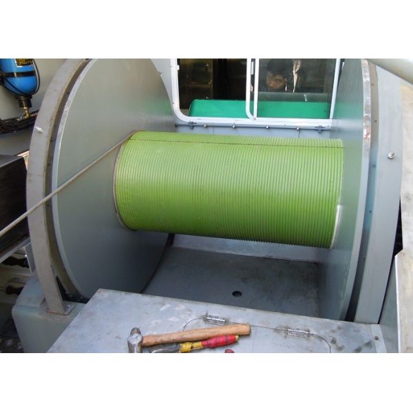 Multi Layer Lebus Groove Sleeve For Winding And Spooling Wire Rope Device
