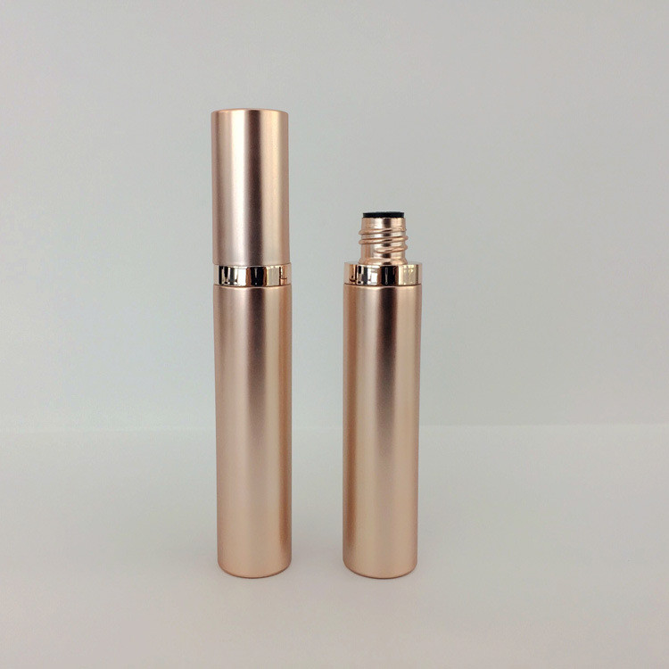 Розовый ABS золота КАК пластиковая бутылка ресницы трубки 20*118mm туши круглая