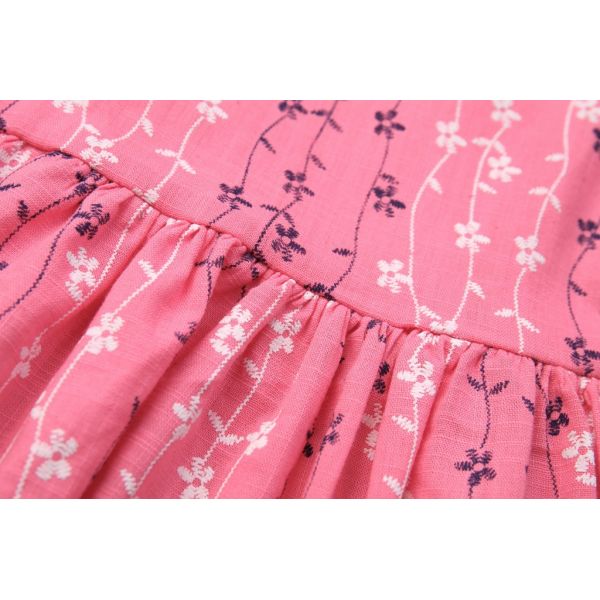 New baby girls summer children's clothing sleeveless dress linen cotton newborn children spaghetti strap dress