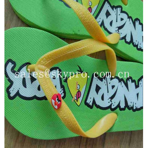 СГС обуви ПВК дизайна птиц темповых сальто сальто пляжа лета тапочки мультфильма резиновый