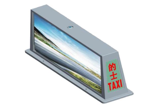 High Definition Car Roof Top Advertising Sign Vivid Image Layout Dustproof