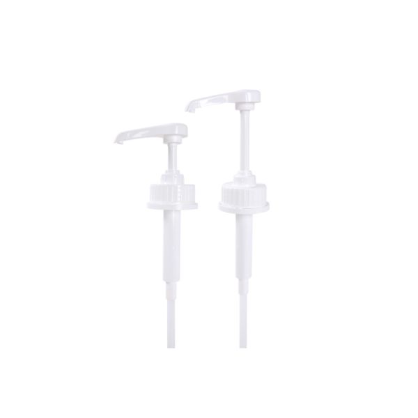 Пищевой безопасный пластиковый белый 43 мм кофейный сироп распределитель насос закрытие для сока / кофе напиток насос распределитель с 5 мл 8 мл