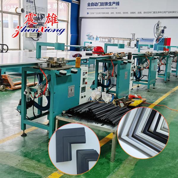 Welding Fast Smooth Door Gasket Production Line Automatic Single Corner Welding Machine