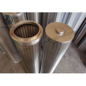 Уловитель смолы создал программу-оболочку нержавеющая сталь 316l трубки экрана провода Джонсона для фильтра смолы