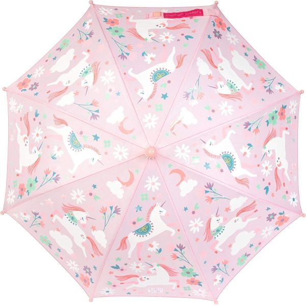 8K Hook Handle Children's Umbrella PVC Fabric with Colour Change Cute and Cool Design