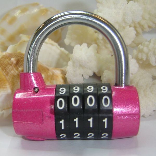 Hot! 4 Digital Luggage PadLock