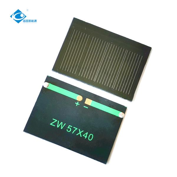 ZW-5740 Mono Crystalline Solar Panel 0.3W Semi-Flexible PET Solar Panel Charger 4Volt 0.6A