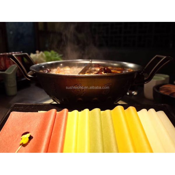 Soy Crepes Edible Soybean Wrappers with Long Shelf Life and Flavorful Fillings