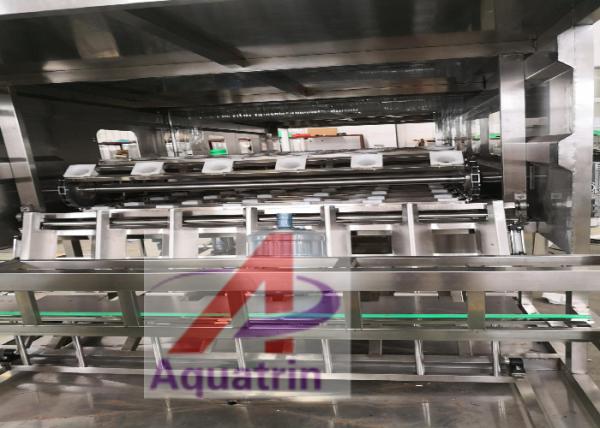 12kw Heating 0.6m3/ Min Gas Water Bottling Machine 1200BPH QGF-1200