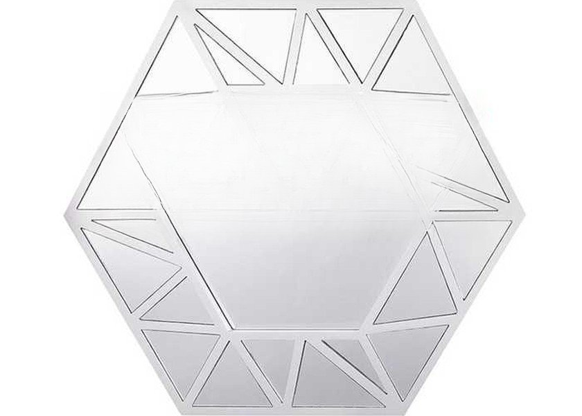 Wall Mounted Console Table with Silver Mirror Finish and Modern Design for Entryway