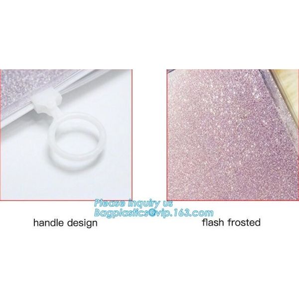 have fashion sense bag,classic cosmetic bag,space utilization,Pvc Document Clear Plastic Snap Button File Bag bagease