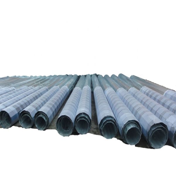13m 1000Dan 1.5 Safety Factor Steel Power Pole Electrical Power Pole with Hot Dip Galvanization