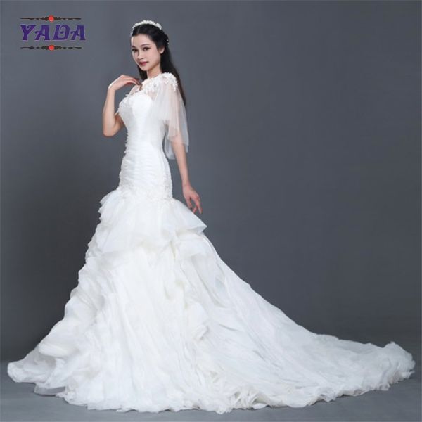 Новейший стиль кружева и вышивка из бусины плюс размер королевское тюльское платье пакистанские свадебные платья