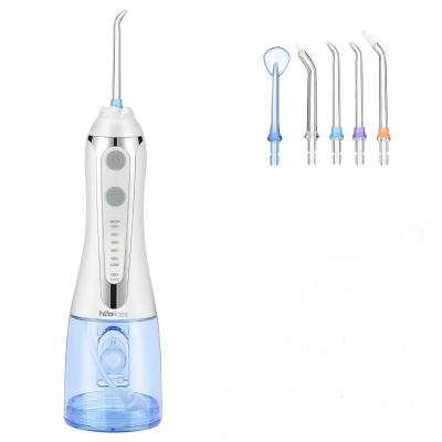 Água portátil Flosser de 5 modos, líquido de limpeza dos dentes da picareta da água do agregado familiar