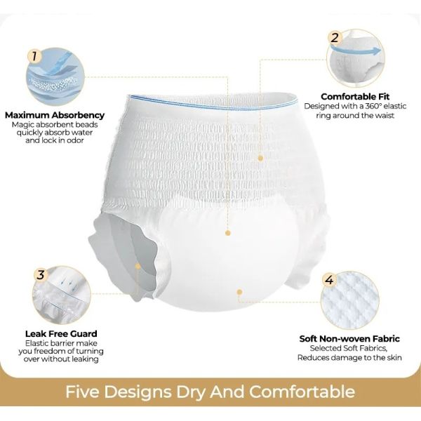 Say Goodbye To Leaks With Adult Disposable Diapers For All-Day Protection