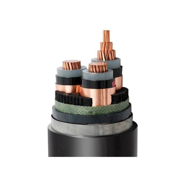 0.6/1 kV Armoured Power Cable with Round Conductors, Flame Retardant per IEC 60332-1