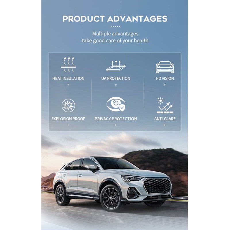 Heat Rejection Solar Window Tint Film Auto Nano Ceramic Solar Film For Car