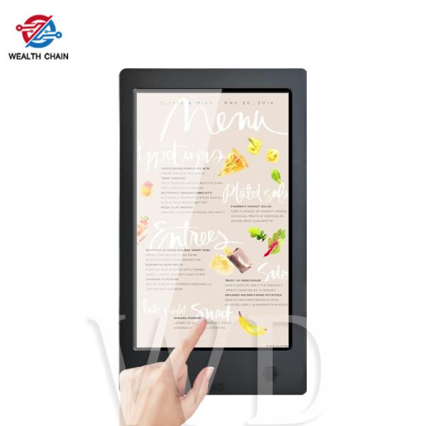 Black CE Wall Mount HD 2K Indoor Digital Signage For Retails