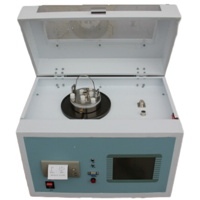 Insulating Oil Dielectric Loss And Resistivity Tester 0 ~ 125℃ Resistivity 0.001M GB/T5654