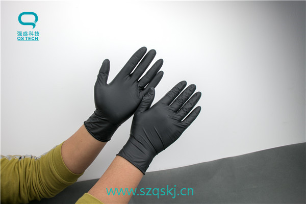 Перчатки устойчивого Stretchable нитрила масла устранимые используют для пищевой промышленности