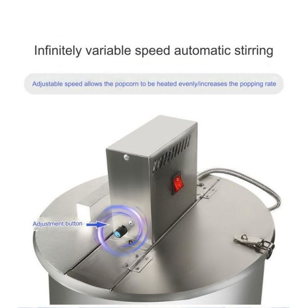80 KG Infinitely Variable Speed Automatic Popcorn Vending Machine for Snack Food Needs