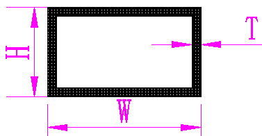 6063 T5 T6 Alloy Powder Coated Aluminium Hollow Section