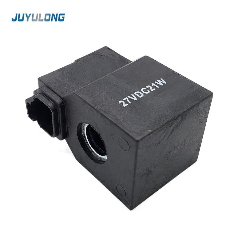JUYULONG Solenoid Valve Coil for Hyundai R215 R220 Excavator Accessories Construction Machinery Parts