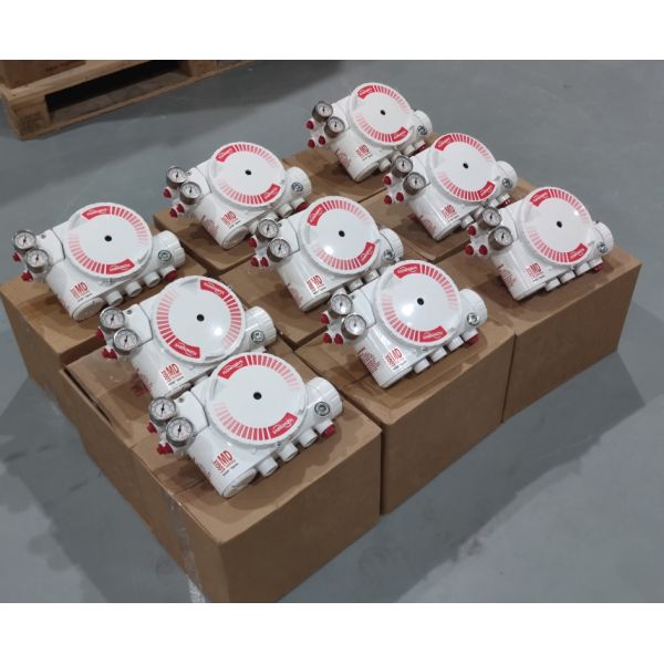 Chinese Grey Water Angle Control Valves With Flowserver USA Logix 3200 MD Pneumatic Digital Valve Positioner