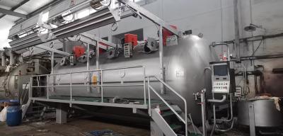 Full Automatic Rope Dying Machine Low Consumption O Shape With SETEX747 Controller