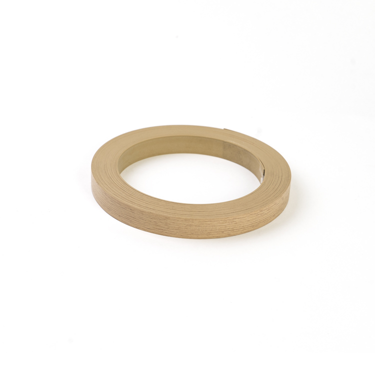 Natural Oak Wood Grain PVC Edge Banding Tape for Furniture Cabinet Flexible Edge Trim