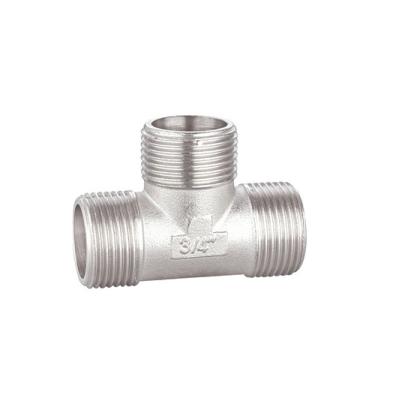 Encaixe de latão BF4020 para 3 vias