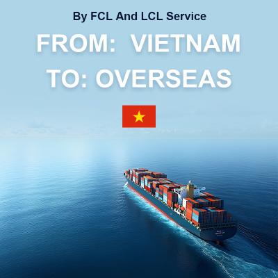 Transport maritime de marchandises du Vietnam vers l'étranger par le service FCL et LCL