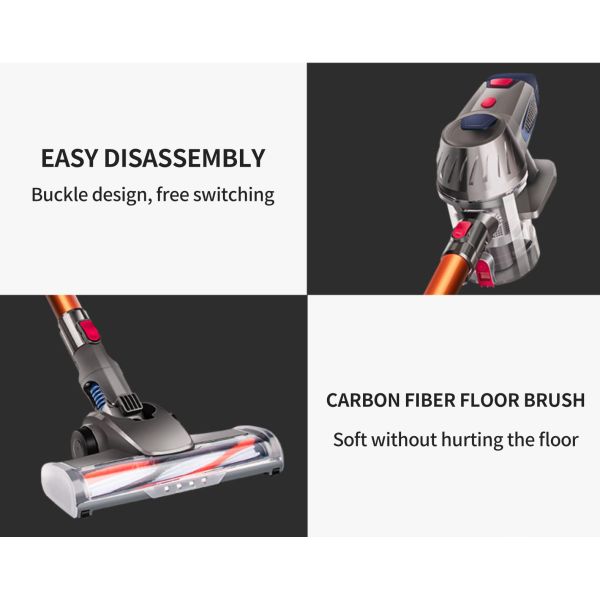 10000PA Cordless Handheld Vacuum Cleaner 7.5KPA small portable 150W