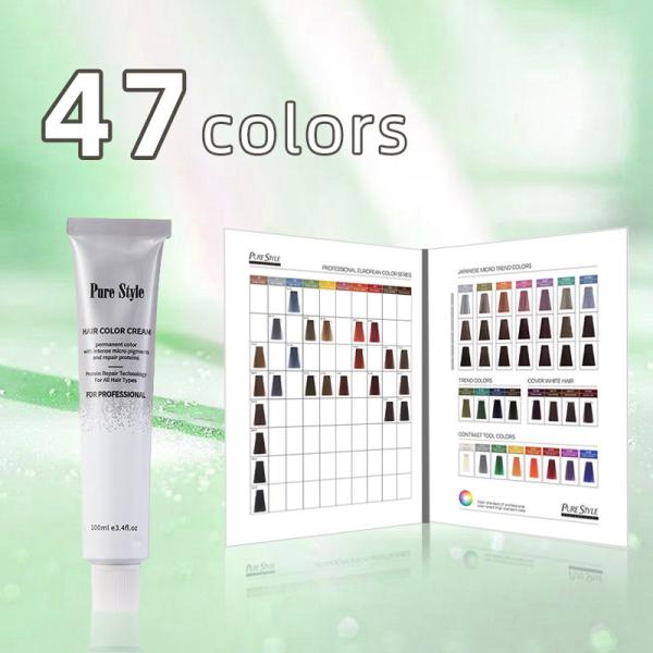 Purestyle Private Label Salon Natural Hair Color Dye Permanent Professional Hair Dye Cream