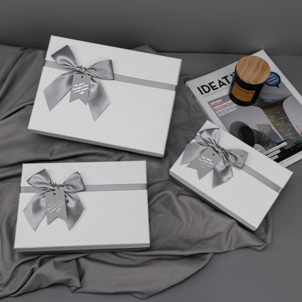 Cosmetic Packaging Box Gray Gift Box Souvenir Gift Box Tanabata Gift Box Wholesale