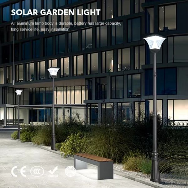 Easy-Install Solar LED Garden Lights Energy-Saving Outdoor Lighting with IP65 Waterproof for Home Garden