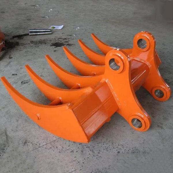 6 граблей расчистки земли экскаватора грабл 1500mm щетки экскаватора хвостовиков каркасных