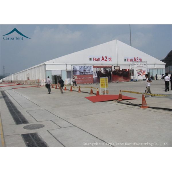 Waterproof PVC Coated Exhibition Tents 800 Seater For Outdoor Events