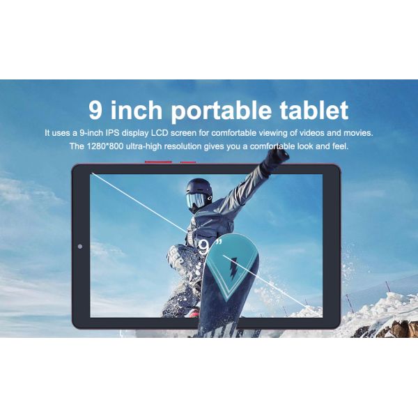 C idea 9 Inch Tablet PC Android With Sim Card 1024x600 IPS Screen Display Wifi GPS for Teens Student CM915