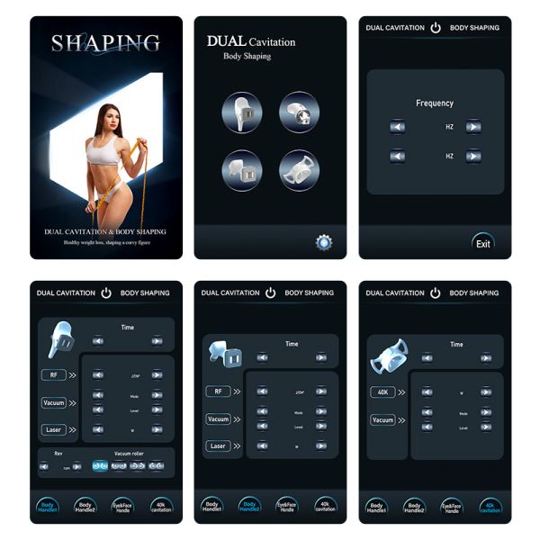 Machine de réduction de graisse par radiofréquence et cavitation sous vide VelaBody, machine de remodelage corporel et de perte de poids sous vide