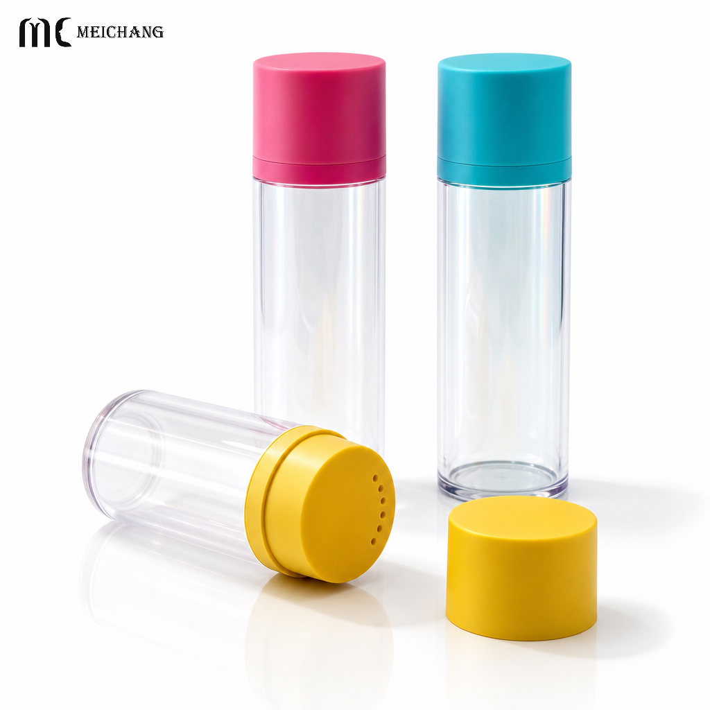 80ml 180ml Round Thick-Wall Powder Sifter Bottle (MC-1509)
